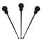 Amercareroyal Beverage Plugs, 4.75", Black PK2000 STIRSTIX-BK - alternate 4